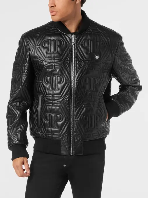 Куртка кожаная PHILIPP PLEIN