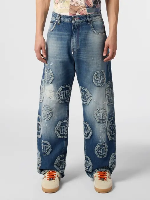 Джинсы хлопковые PHILIPP PLEIN