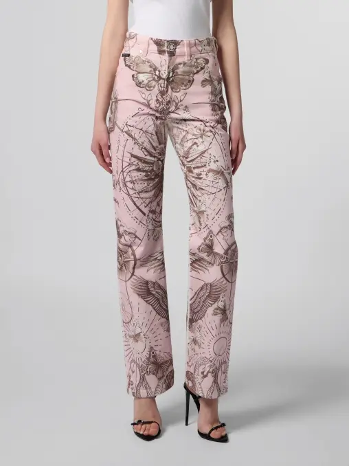 Джинсы хлопковые PHILIPP PLEIN