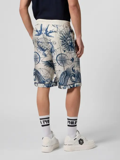 Шорты шелковые PHILIPP PLEIN