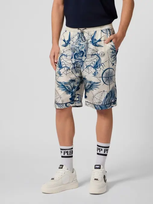 Шорты шелковые PHILIPP PLEIN