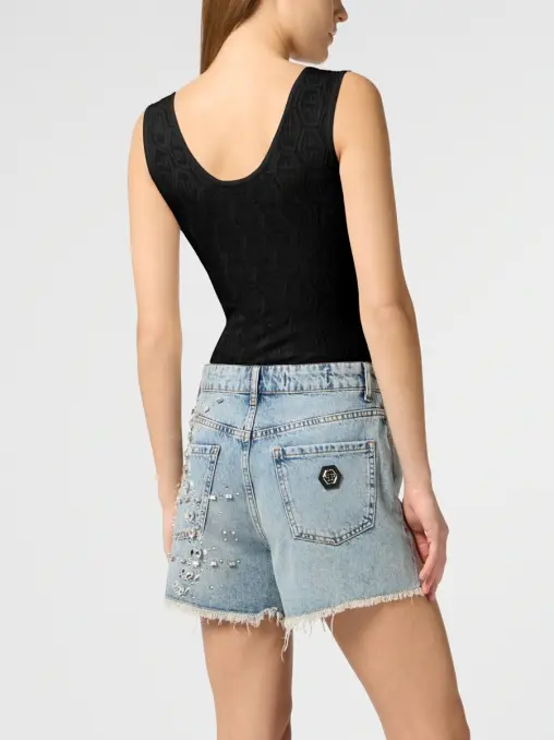 Топ из вискозы PHILIPP PLEIN
