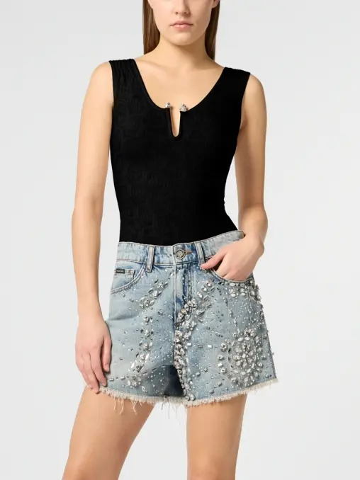 Топ из вискозы PHILIPP PLEIN