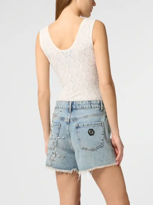 Топ из вискозы PHILIPP PLEIN