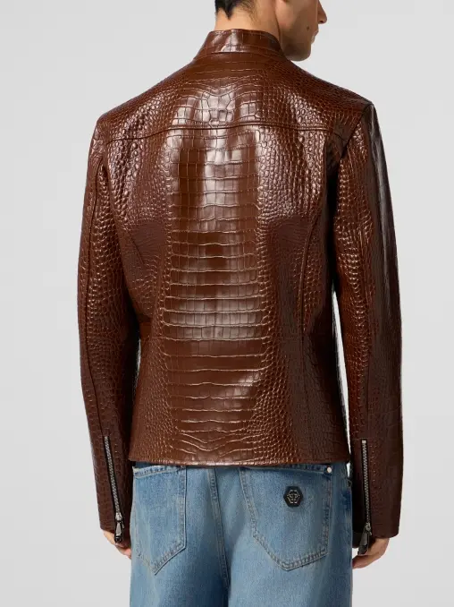 Куртка кожаная PHILIPP PLEIN