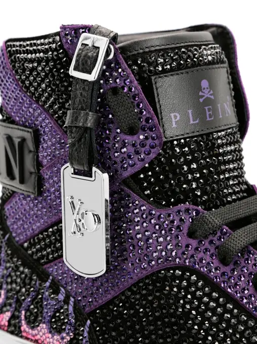 Кеды со стразами PHILIPP PLEIN