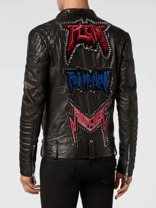 Куртка кожаная PHILIPP PLEIN
