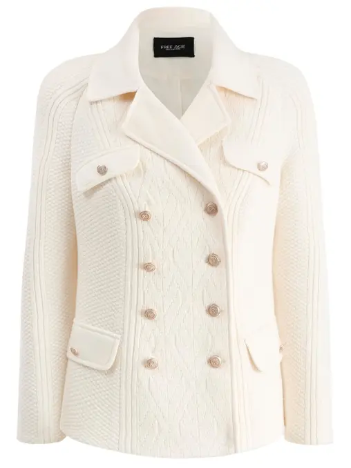 Жакет из шерсти и кашемира FREE AGE