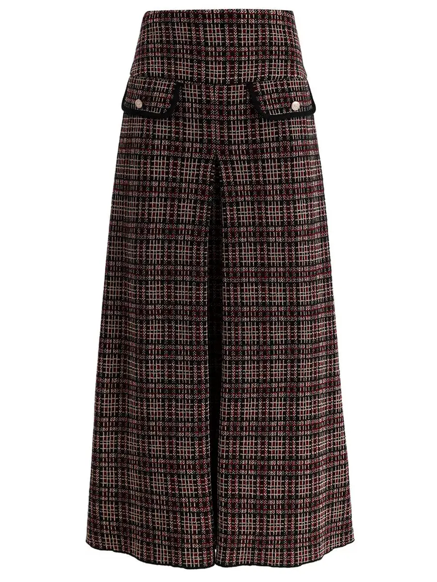 Юбка из шелка и кашемира