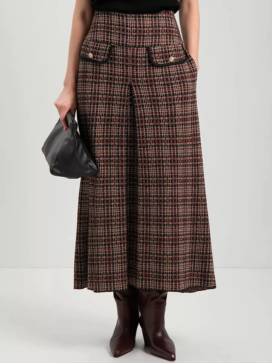 Юбка из шелка и кашемира