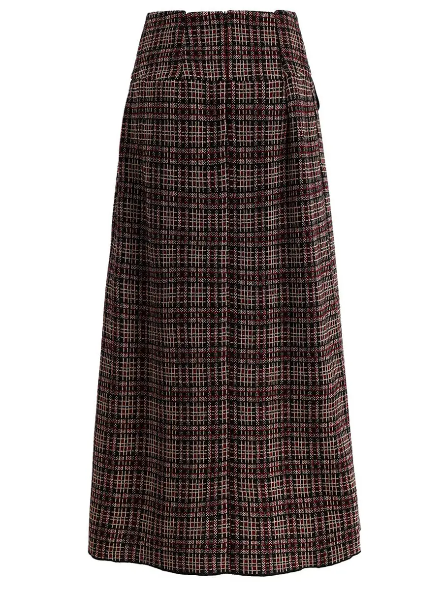 Юбка из шелка и кашемира