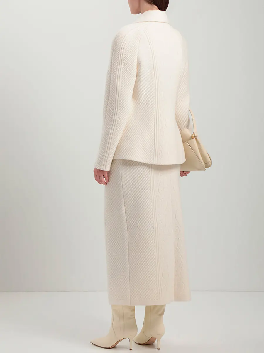 Юбка из шерсти и кашемира