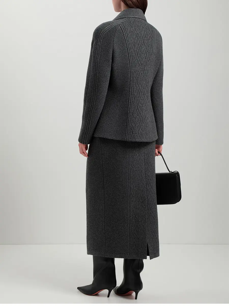 Юбка из шерсти и кашемира