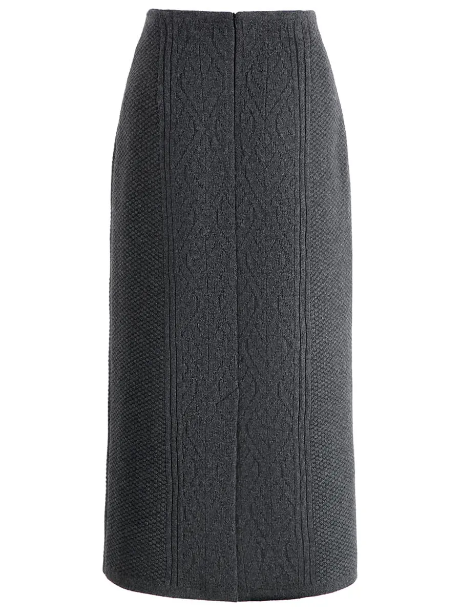 Юбка из шерсти и кашемира