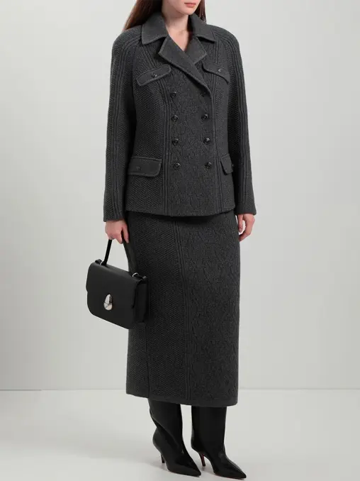 Юбка из шерсти и кашемира FREE AGE