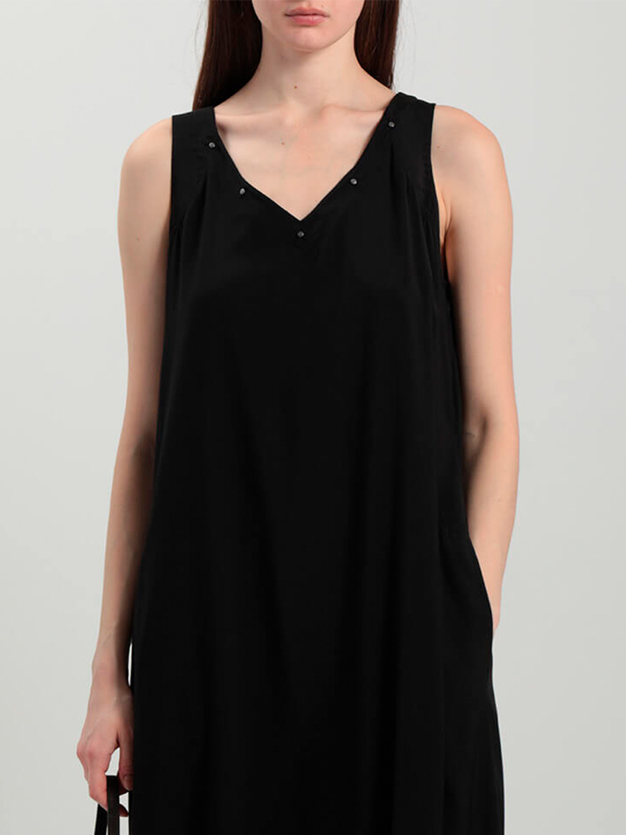 Платье однотонное