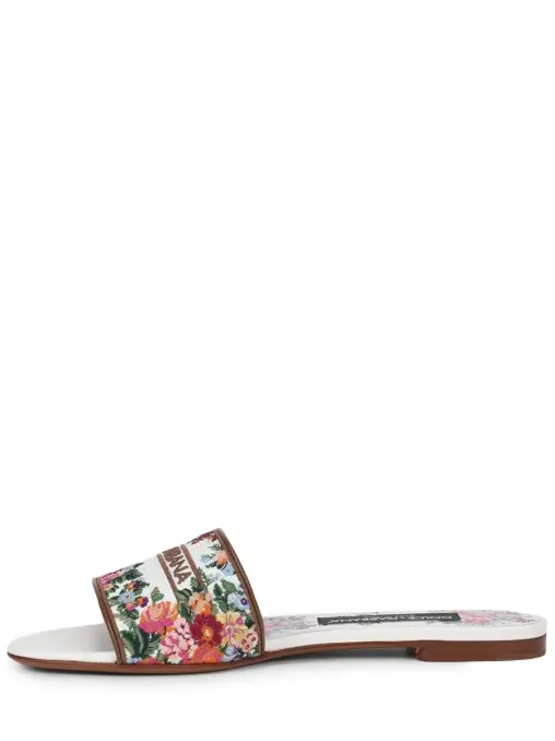 Шлепанцы текстильные DOLCE & GABBANA
