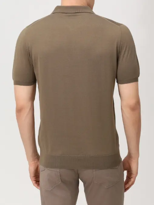 Поло хлопковое KITON