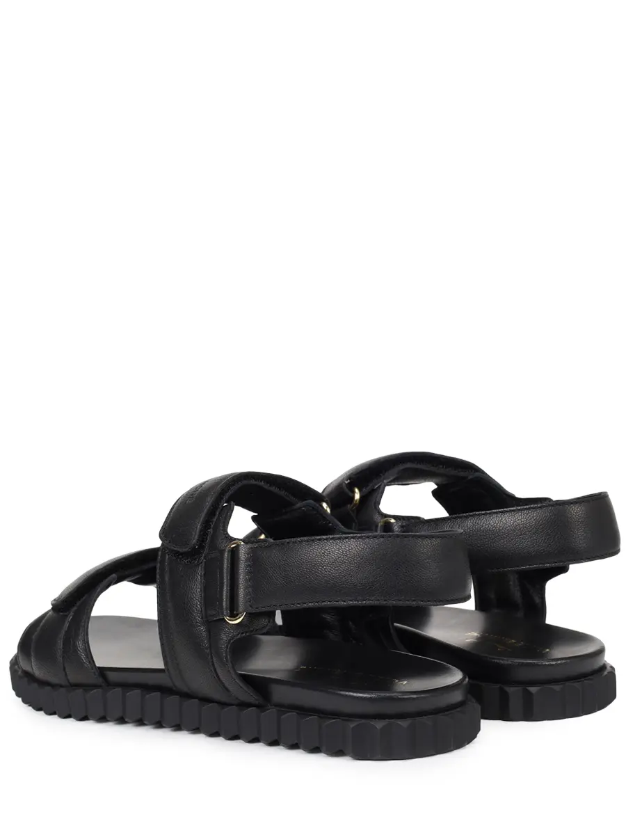 Сандалии кожаные