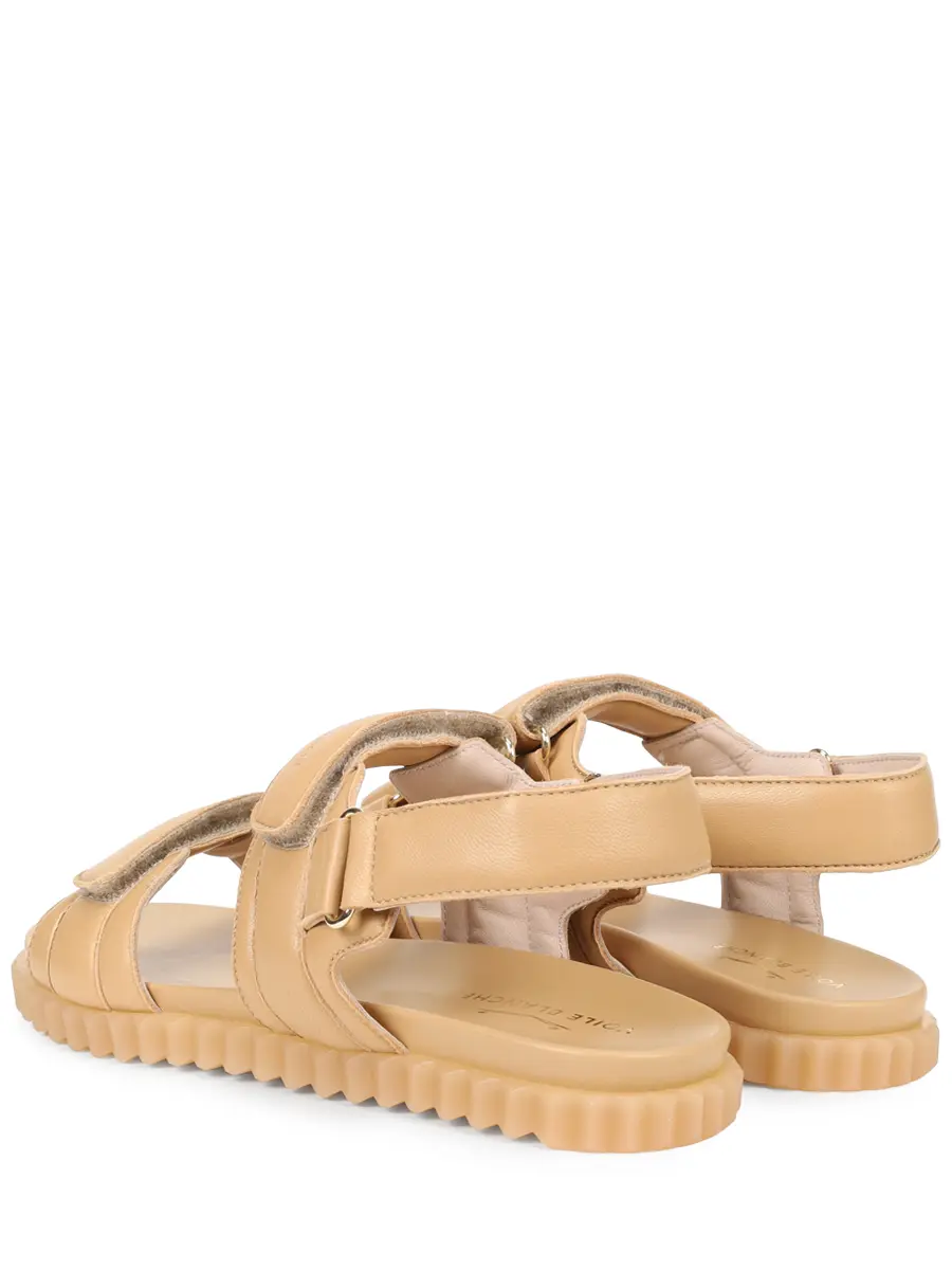 Сандалии кожаные