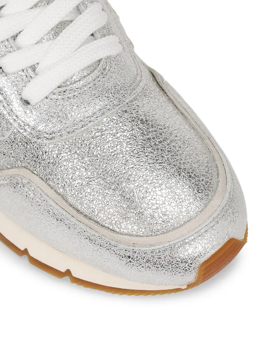 Кроссовки кожаные