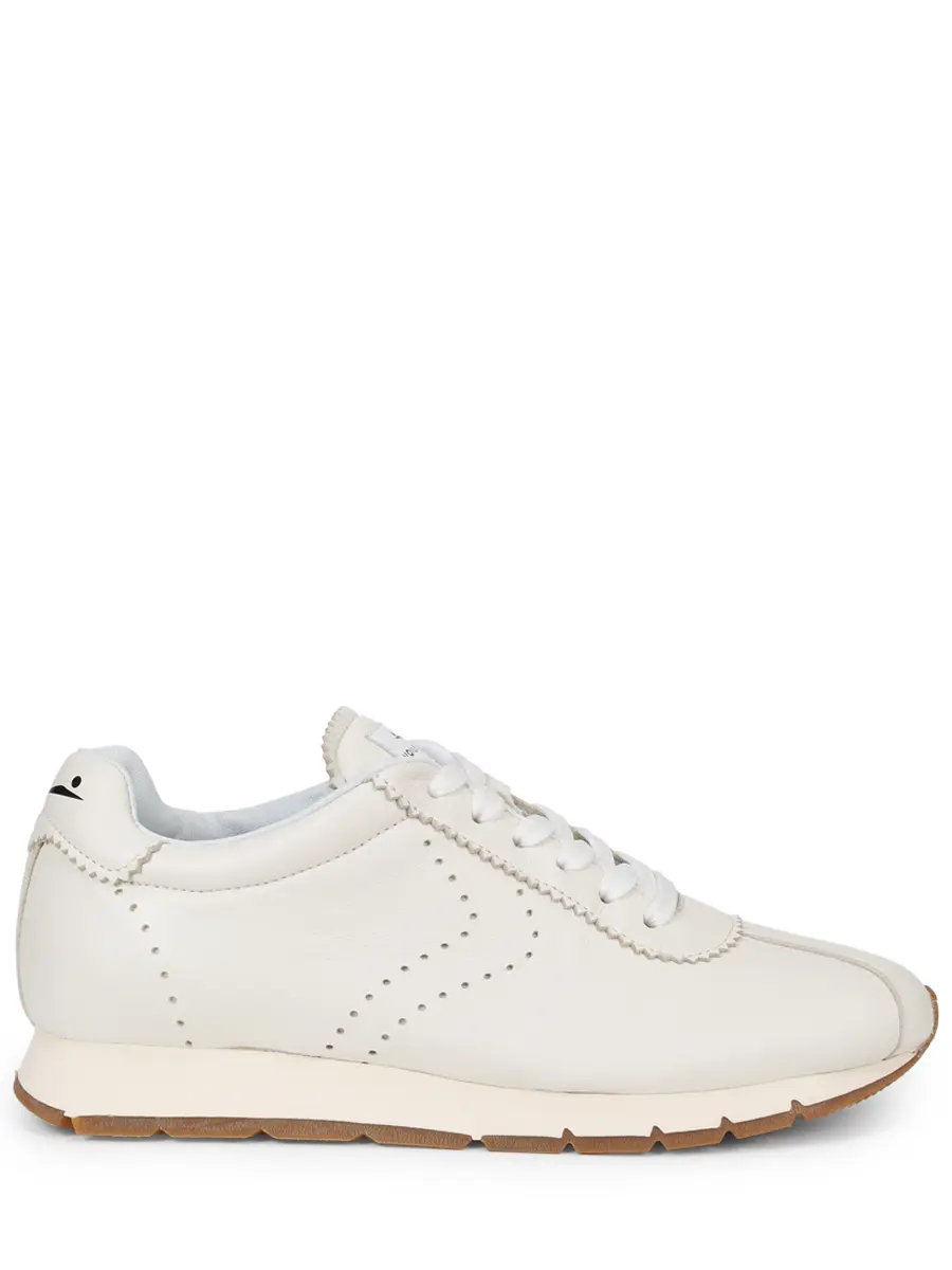 Кроссовки кожаные