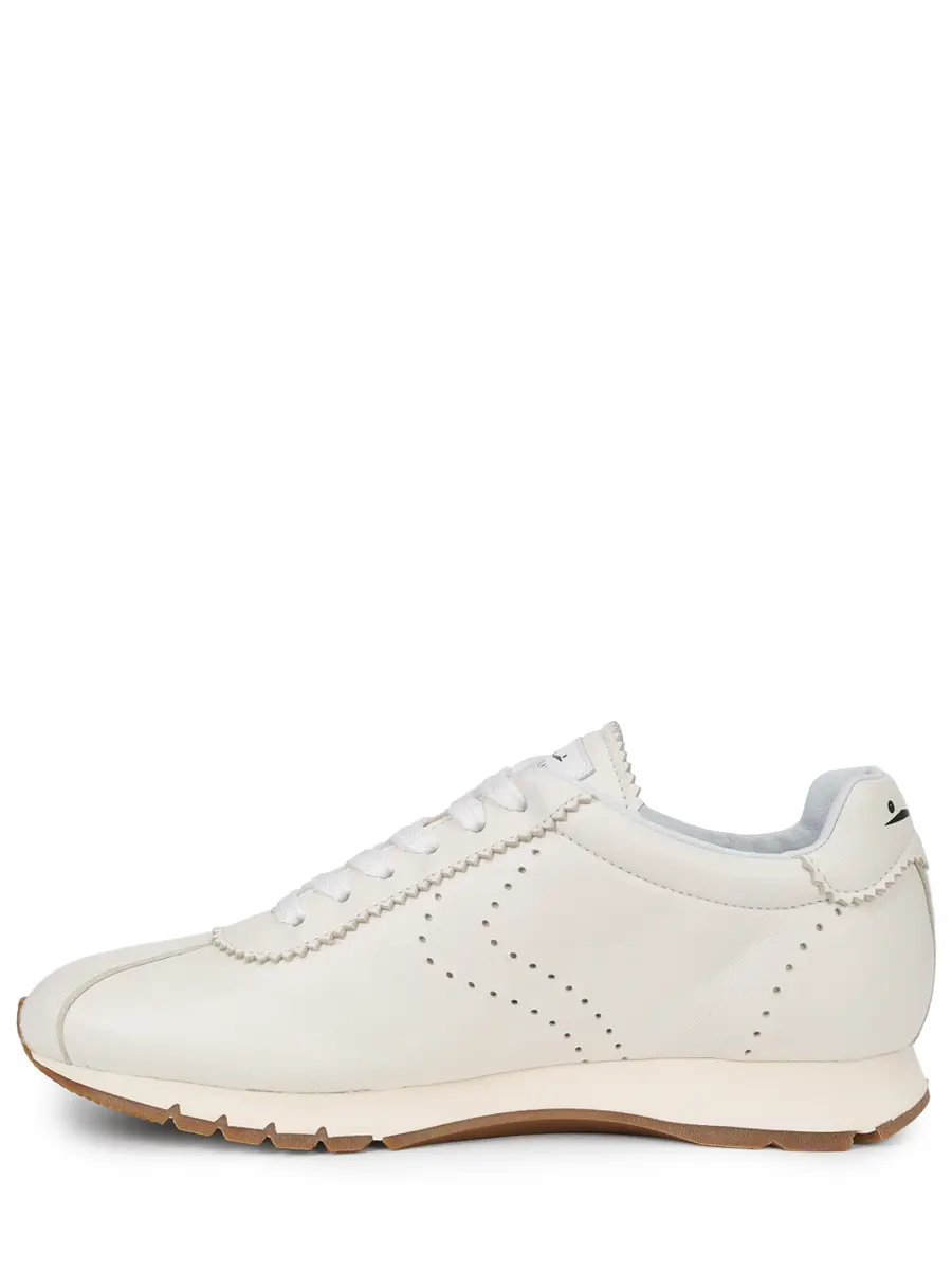 Кроссовки кожаные