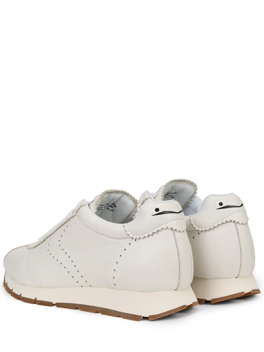 Кроссовки кожаные