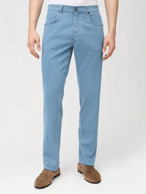 Джинсы Regular Fit из лиоцелла CESARE ATTOLINI