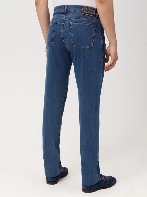 Джинсы Regular Fit из лиоцелла CESARE ATTOLINI