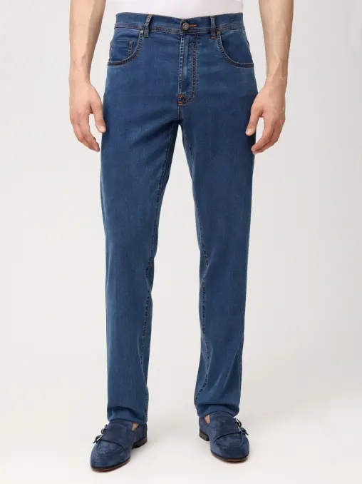 Джинсы Regular Fit из лиоцелла CESARE ATTOLINI