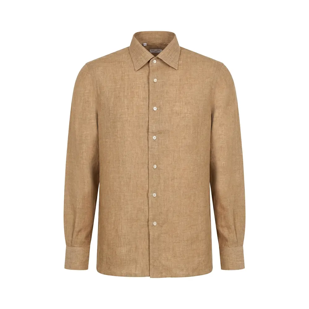 Рубашка Regular Fit льняная