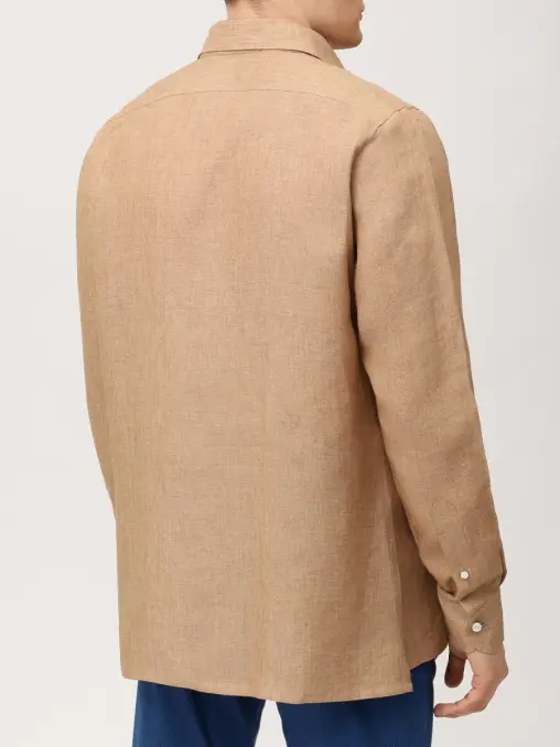 Рубашка Regular Fit льняная CESARE ATTOLINI