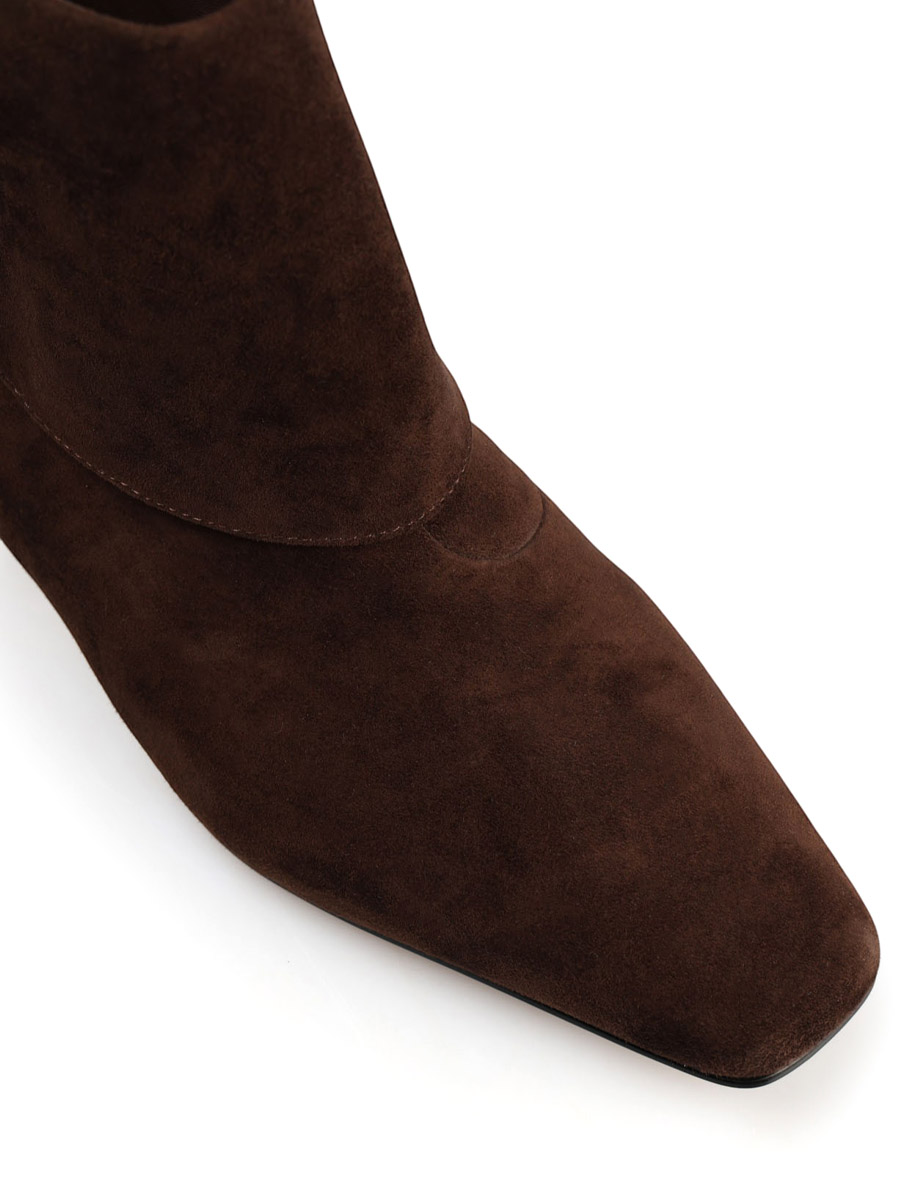 Ботильоны замшевые