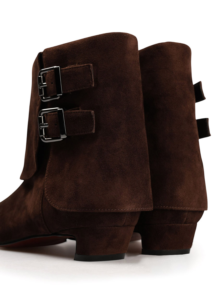 Ботильоны замшевые