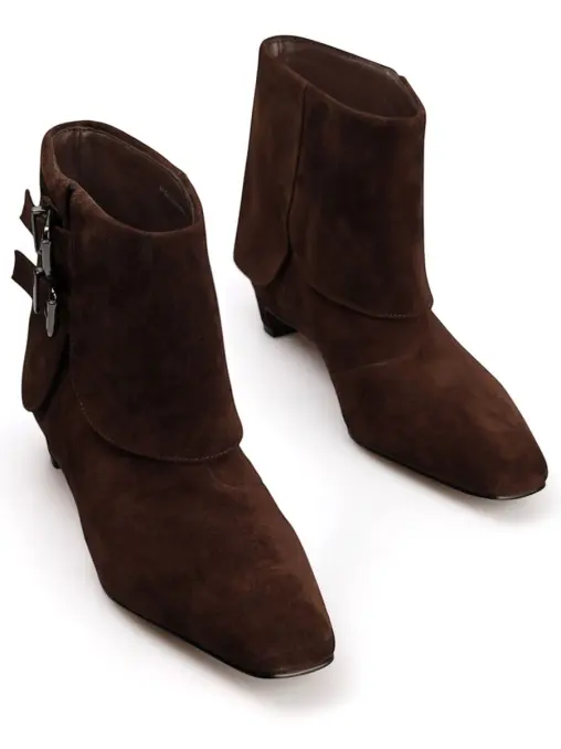 Ботильоны замшевые RED PIN