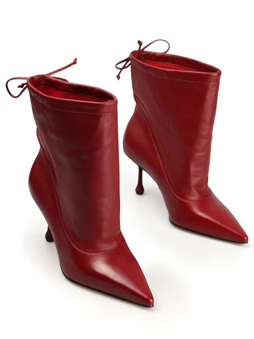 Ботильоны кожаные RED PIN