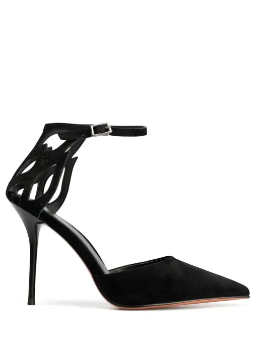 Босоножки замшевые RED PIN