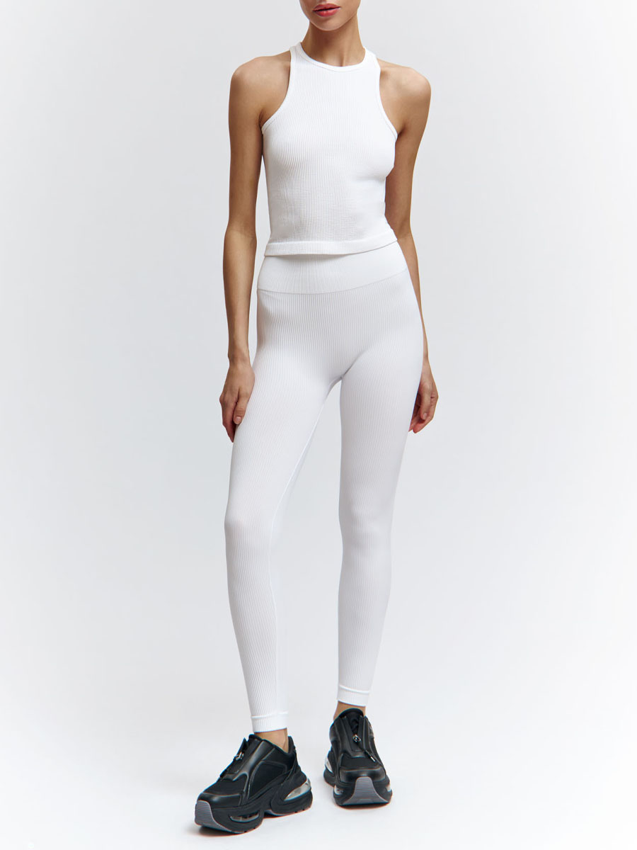 Леггинсы однотонные