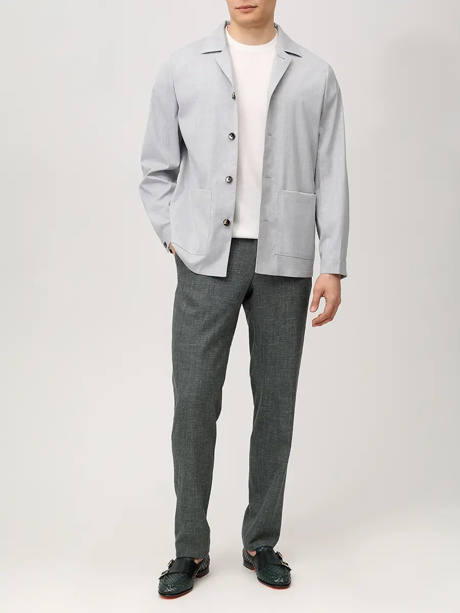 Рубашка Regular Fit однотонная