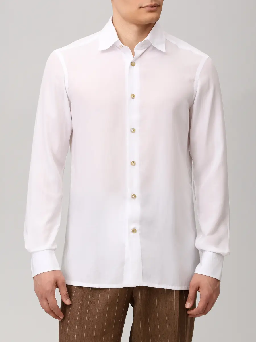 Рубашка Slim Fit из лиоцелла