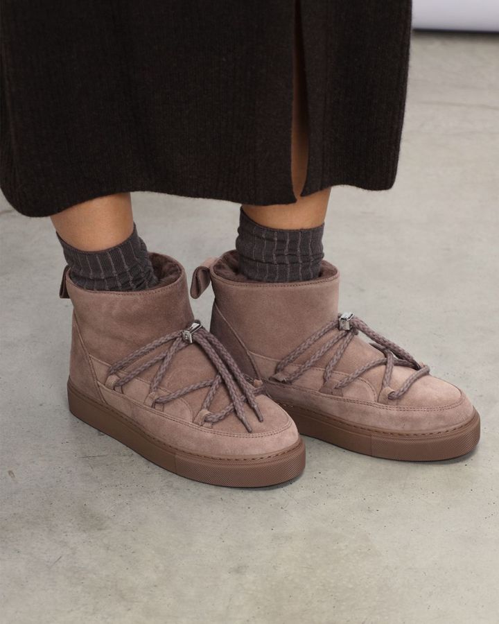 Ботинки замшевые на меху