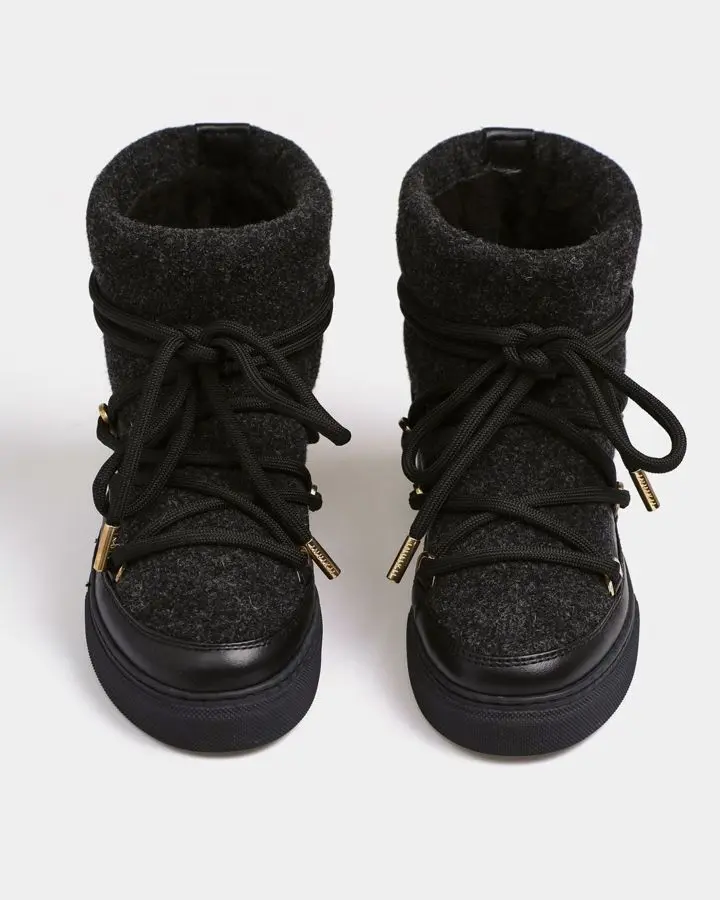 Ботинки комбинированные на меху