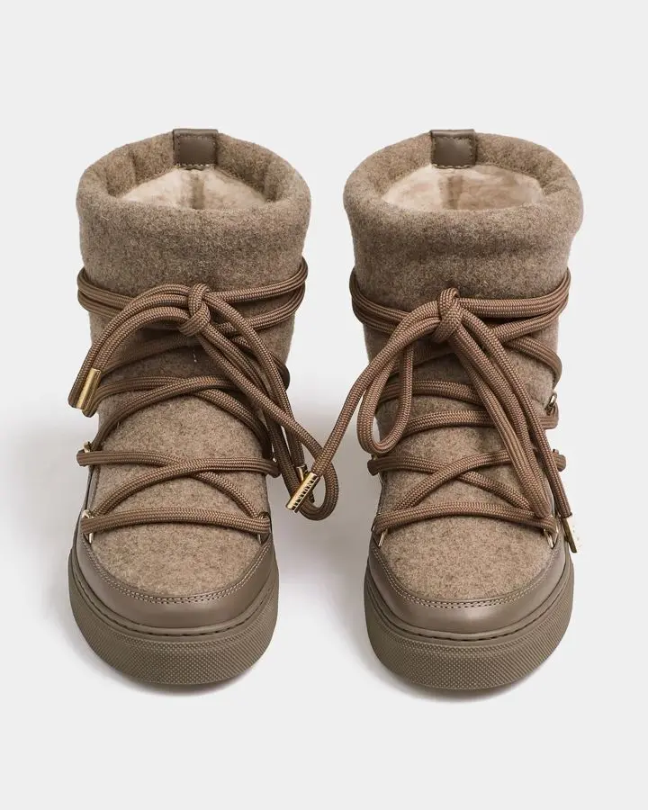 Ботинки комбинированные