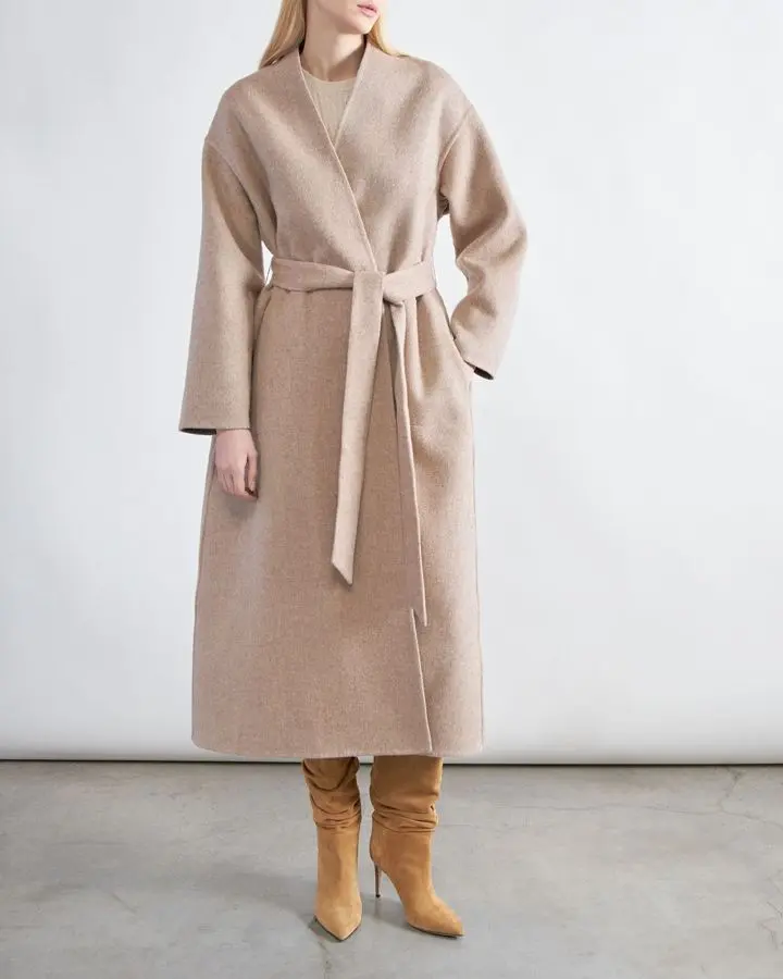 Пальто шерстяное