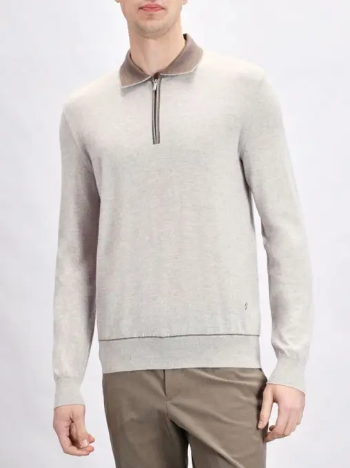Поло шерстяное BERTOLO LUXURY MENSWEAR