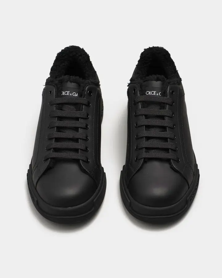 Кеды кожаные на меху Portofino