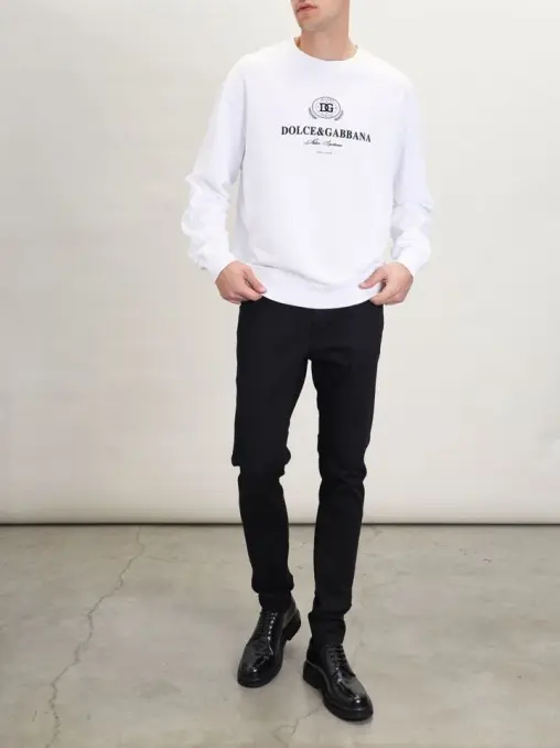 Джинсы Slim Fit хлопковые DOLCE & GABBANA