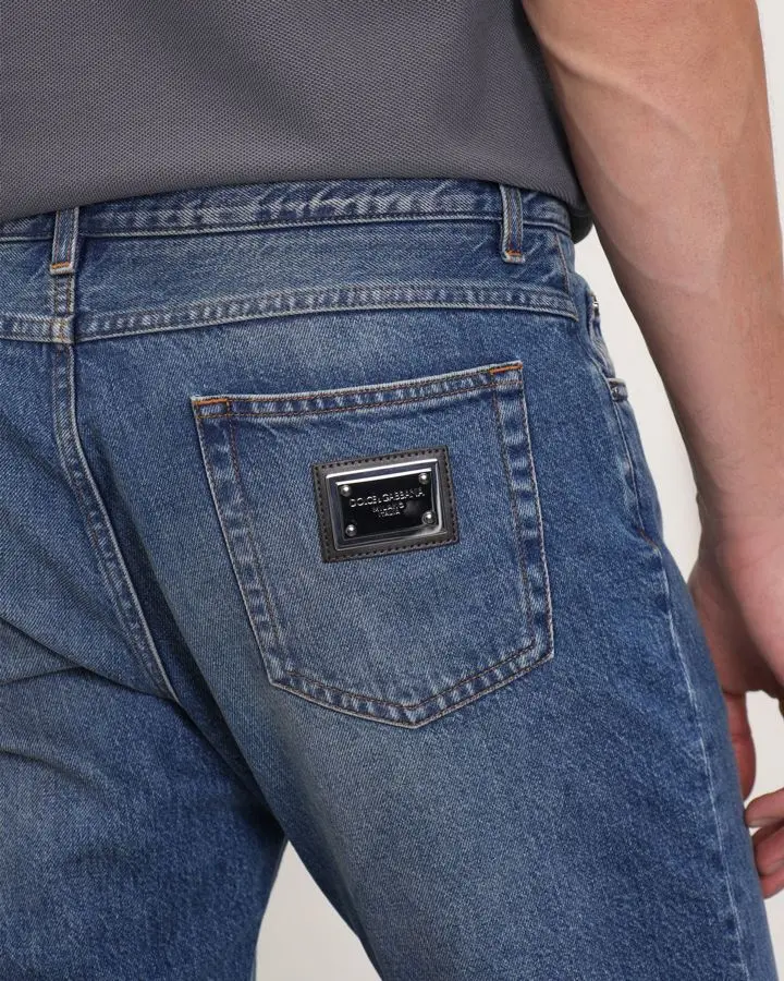 Джинсы Regular Fit хлопковые