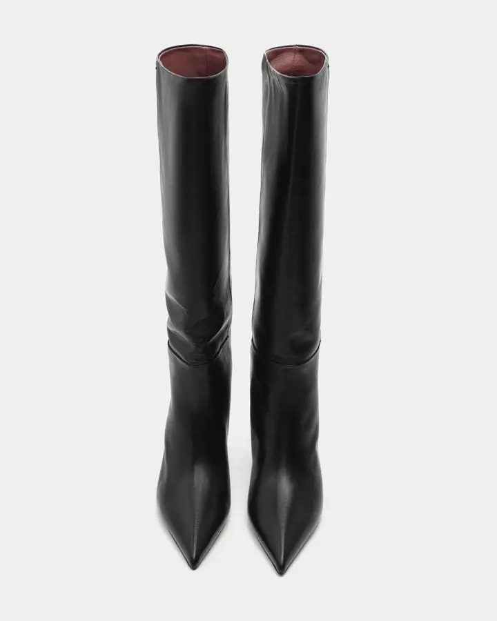 Сапоги кожаные